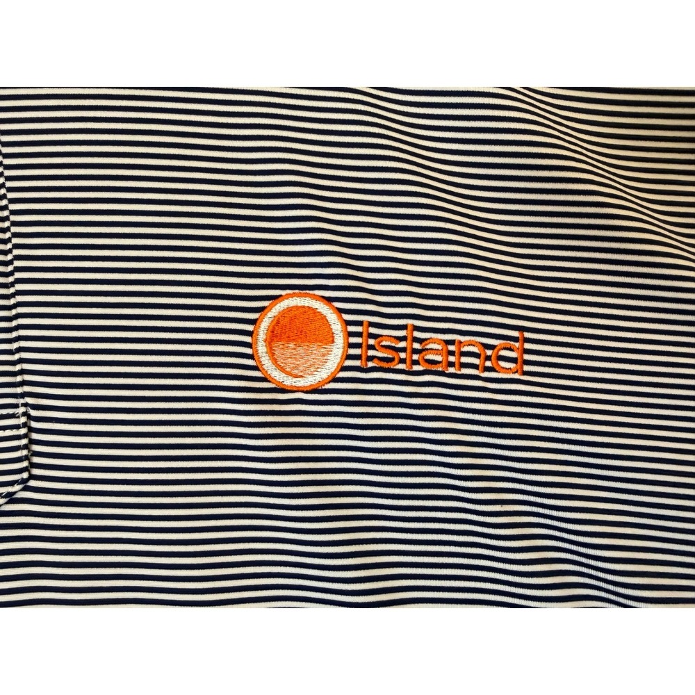 STITCH Striped Performance Golf Polos Lot of 3 Sea Island Embroidered Logo Sz XL - Picture 12 of 16